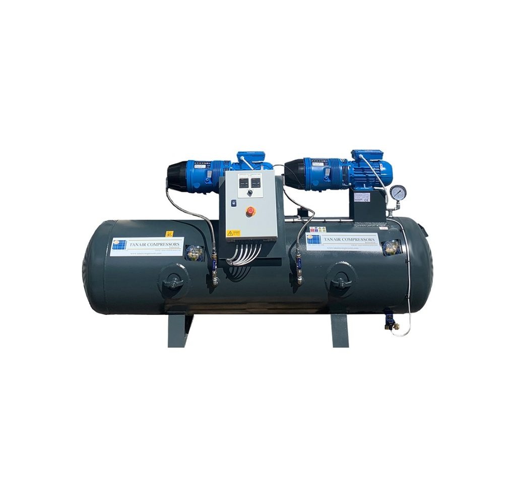 2_2_hp_semi_duplex_rotary_vane_air_compressor_in_230_415_volt_on_a_500_litre_receiver
