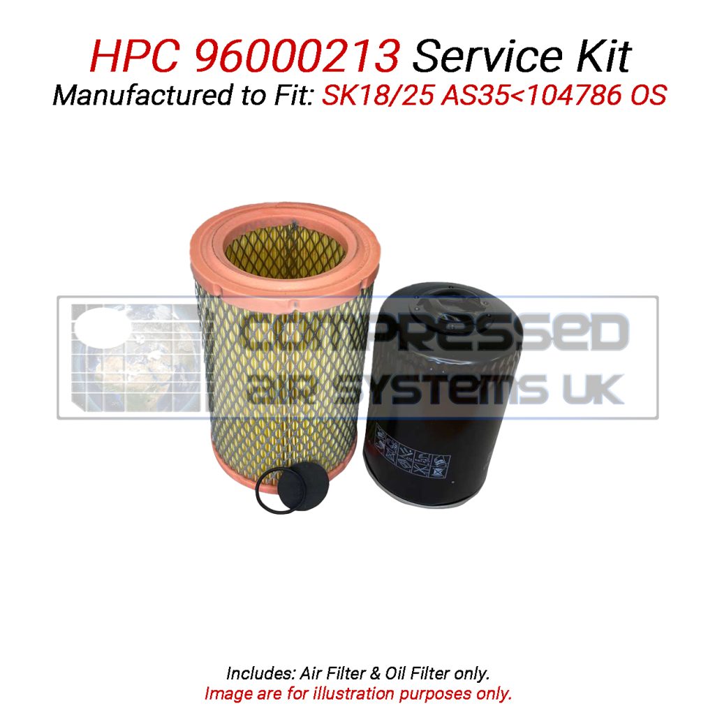 HPC 96000213 Equivalent Service Kit - Manufactured to Fit SK18/25 AS35