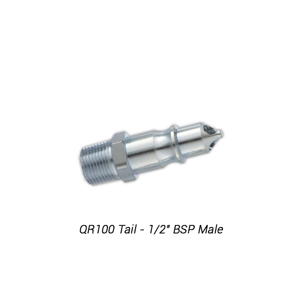 QR100 1/2" BSP Tail Adaptor Male