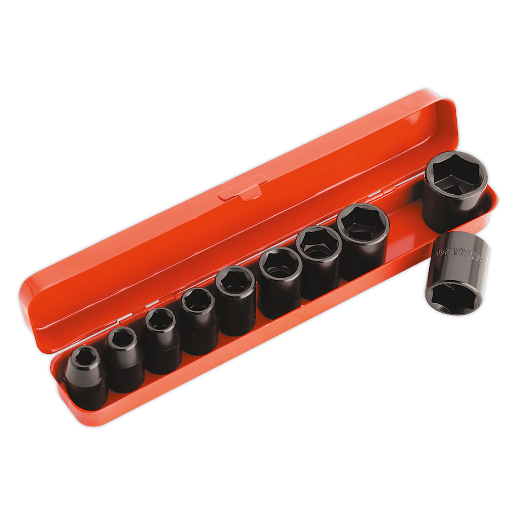 Sealey AK56/11M | Impact Socket Set 10pc 1/2"Sq Drive Metric