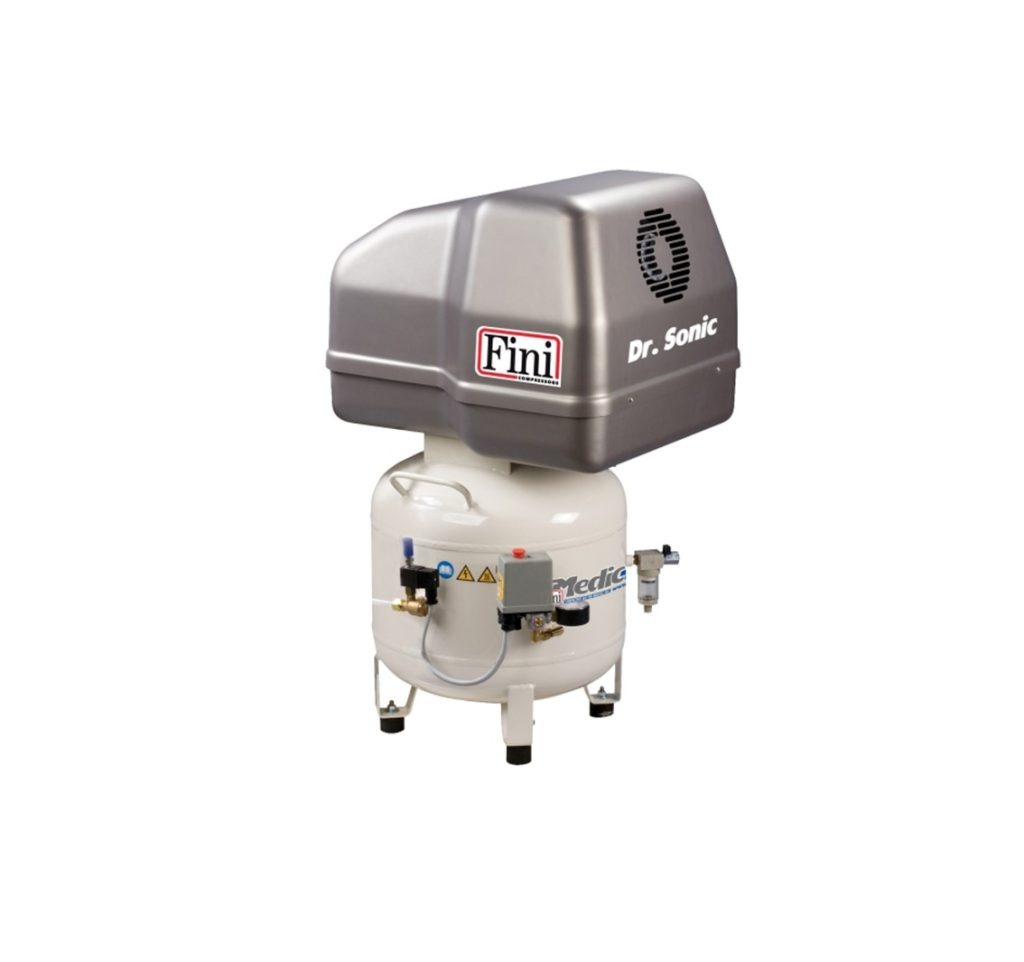 DR.SONIC 320-50V-3M with Sound Proof Cover (230 Volt) | 8.2 CFM Air Compressor with 50 Litre Receiver and Soundproof Cover