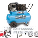 Kit 2 - to Include Nuair NB2800B/100/3M TECH PRO (230 Volt) Compressor, Sealey SA33/S 5 Piece Air Accessory Kit + Fittings
