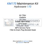 KM170 Maintenance Kit Manufactured to Fit Hydrovane