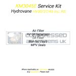 KM3045E Service & Separator Kit Manufactured to Fit Hydrovane HV30/37/45 INC RS