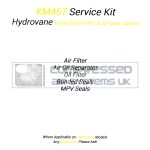 KM457 Service & Separator Kit Manufactured to Fit Hydrovane HV04/05/07/07RS ACS Plastic Cabinet