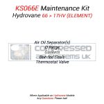 KS066E Separator Kit Manufactured to fit: Hydrovane 66 > 17HV (ELEMENT)