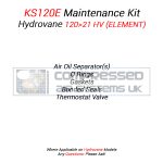 KS120E Separator Kit Manufactured to fit: Hydrovane 120>21 HV (ELEMENT)