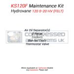 KS120F Separator Kit Manufactured to fit: Hydrovane 120 0-20 HV (FELT)