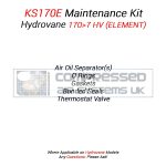 KS170E Separator Kit Manufactured to Fit Hydrovane 170>7 HV (ELEMENT)