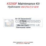 KS250F Separator Kit Manufactured to Fit Hydrovane 250 (FELT) 0-6HV