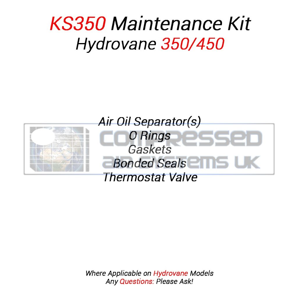 KS350 Separator Kit Manufactured to Fit Hydrovane 350/450