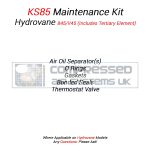 KS85 Separator Kit Manufactured to Fit Hydrovane 845/V45 (Includes Tertiary Element)