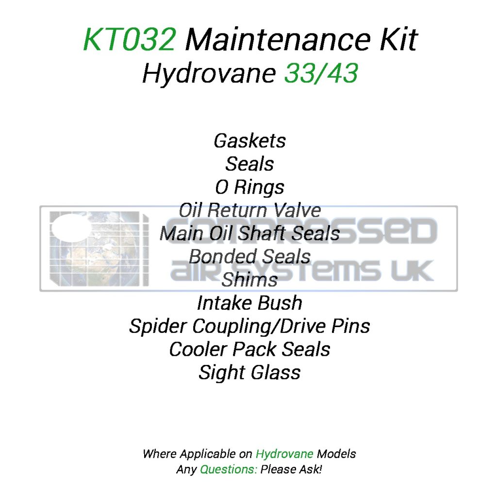 KT032 Top Up (8000/ Overhaul) Kit