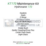 KT170 Top Up (8000/ Overhaul) Kit Manufactured to Fit Hydrovane 170
