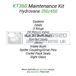 KT350 Top Up (8000/ Overhaul) Kit Manufactured to Fit Hydrovane 350/ 450