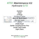 KT51 Top Up (8000/ Overhaul) Kit Manufactured to fit: Hydrovane 5/ 15