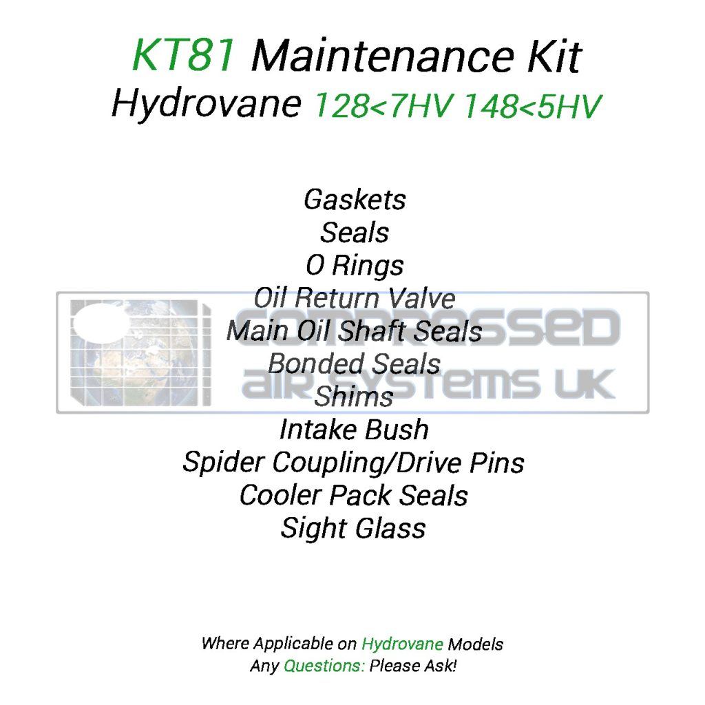 KT81 Top Up (8000/ Overhaul) Kit