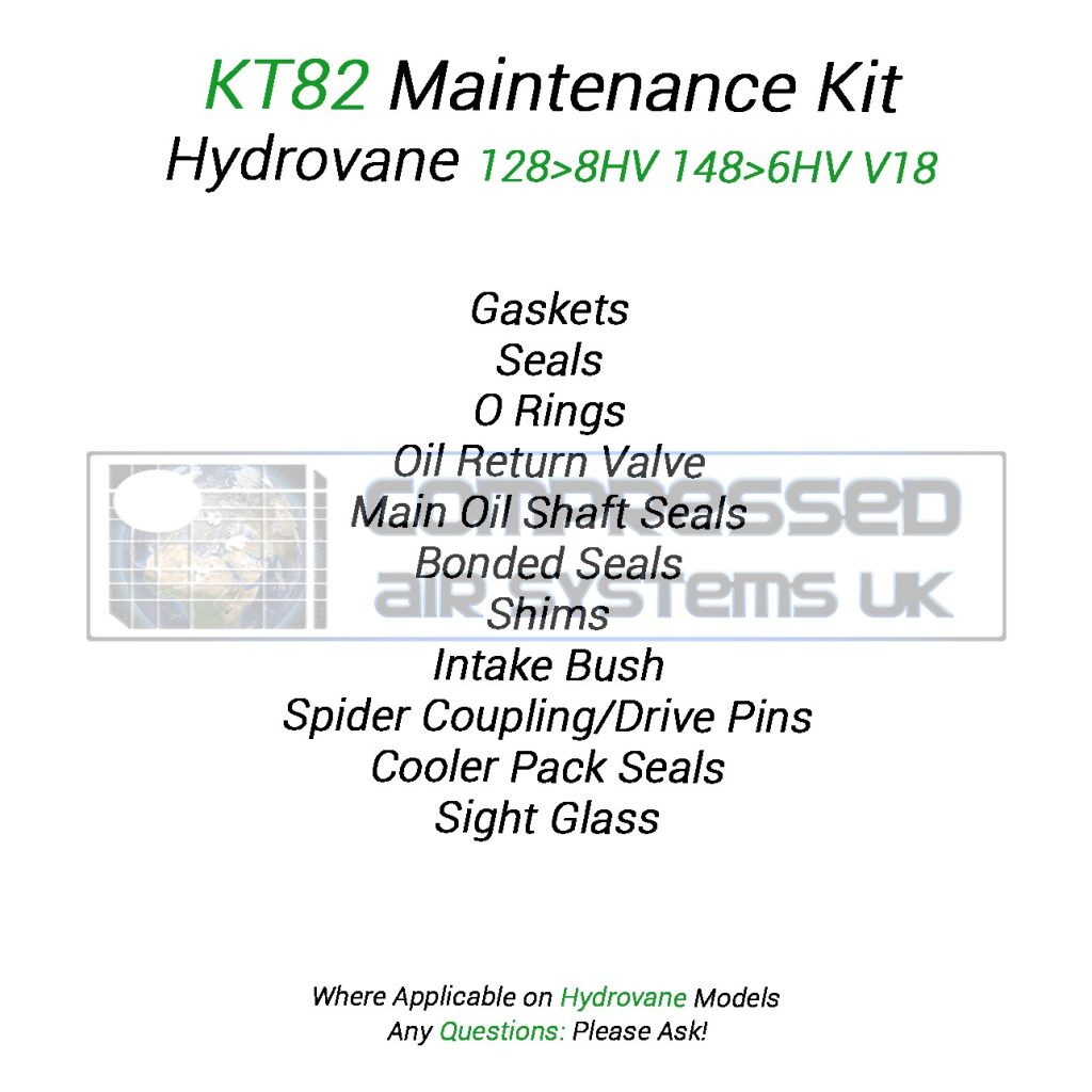 KT82 Top Up (8000/ Overhaul) Kit