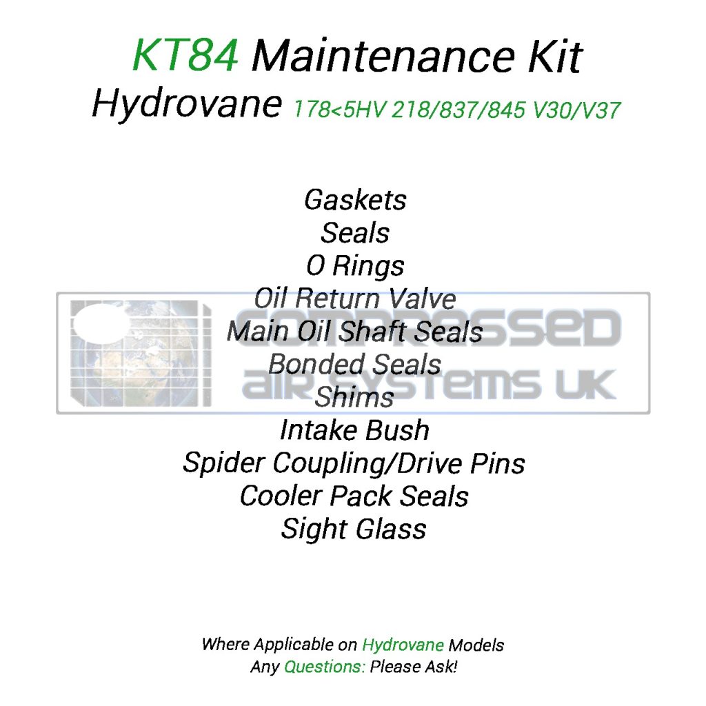 KT84 Top Up (8000/ Overhaul) Kit