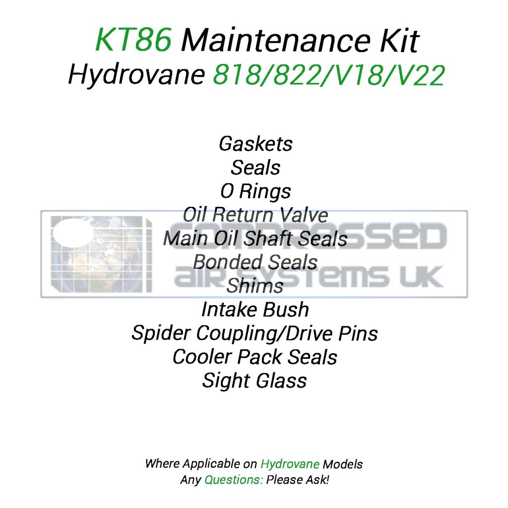 KT86 Top Up (8000/ Overhaul) Kit