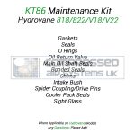 KT86 Top Up (8000/ Overhaul) Kit