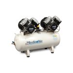 Medic+Air MED640-90F-6 T (400 Volt) | 16.6 CFM Tandem Air Compressor with 90 Litre Receiver