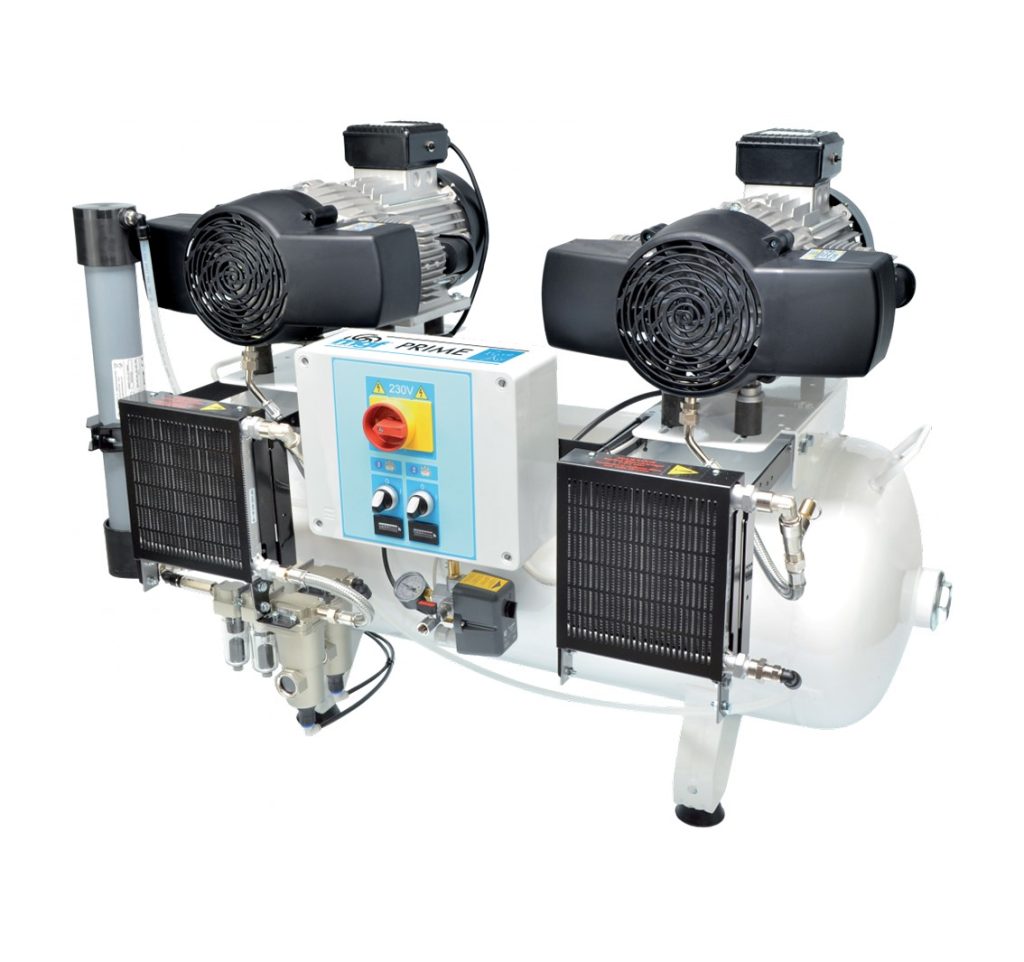 MGF 100/30 Tandem Prime M With Dryer (230 Volt) | 10.8 CFM Air Compressor with 90 Litre Receiver & Dryer