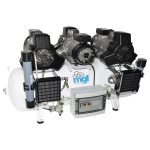 MGF 200/75 Tandem Prime M With Dryer (400 Volt) | 23 CFM Air Compressor with 200 Litre Receiver & Dryer