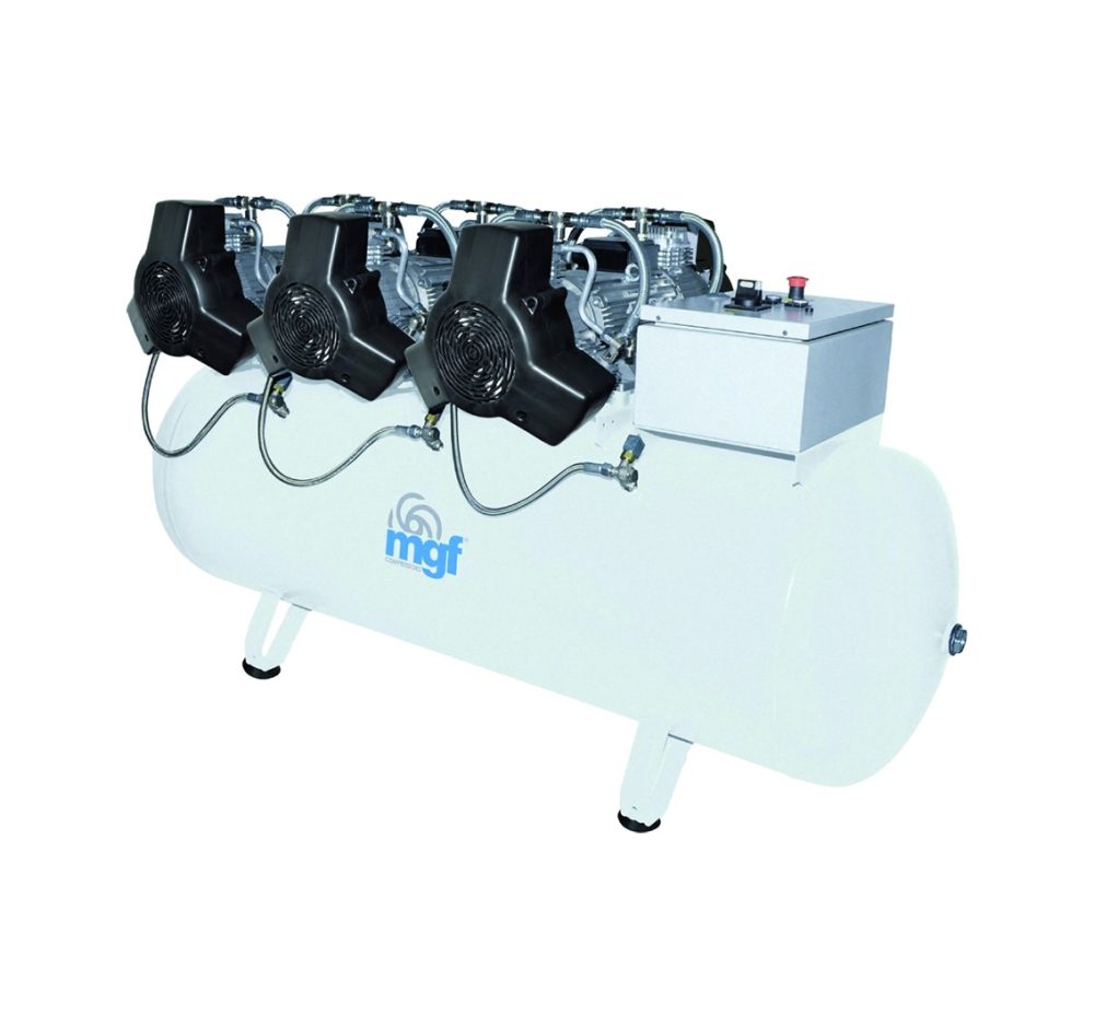 MGF 500/150 TRIO PRIME T3 (400 Volt) | 47.4 CFM Tandem Air Compressor with 500 Litre Receiver