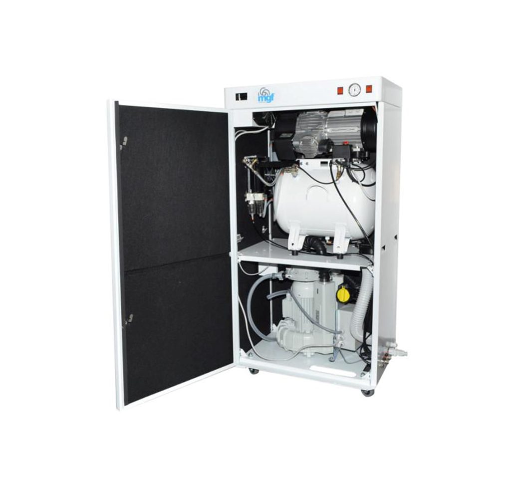MGF ASPIR-COMP 24/10 GENESI MC WITH DRYER (230 Volt) | 4.8 CFM Oil Free Air Compressor with 24 Litre Receiver