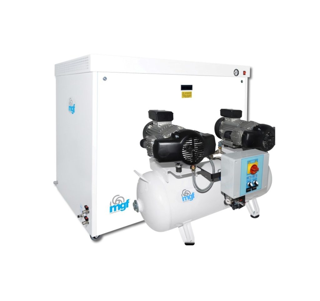 MGF CS100/30 CABINET SILENCED (230 Volt) | 12 CFM Air Compressor with 90 Litre Receiver