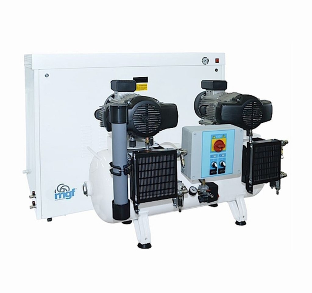 MGF CS100/30 Tandem Prime X-Line (230 Volt) | 17 CFM X-Line Air Compressor with 90 Litre Receiver and Dryer