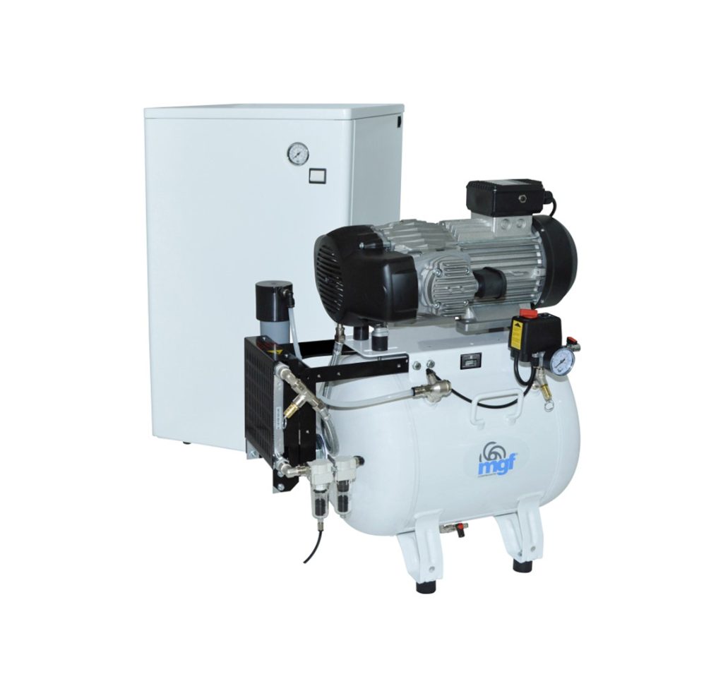 MGF CS 30/15 Prime M Silenced Cabinet With Dryer (230 Volt) | 5.4 CFM Air Compressor with 40 Litre Receiver, Silenced Cabinet and Dryer/ m-pr-cs200-040-m