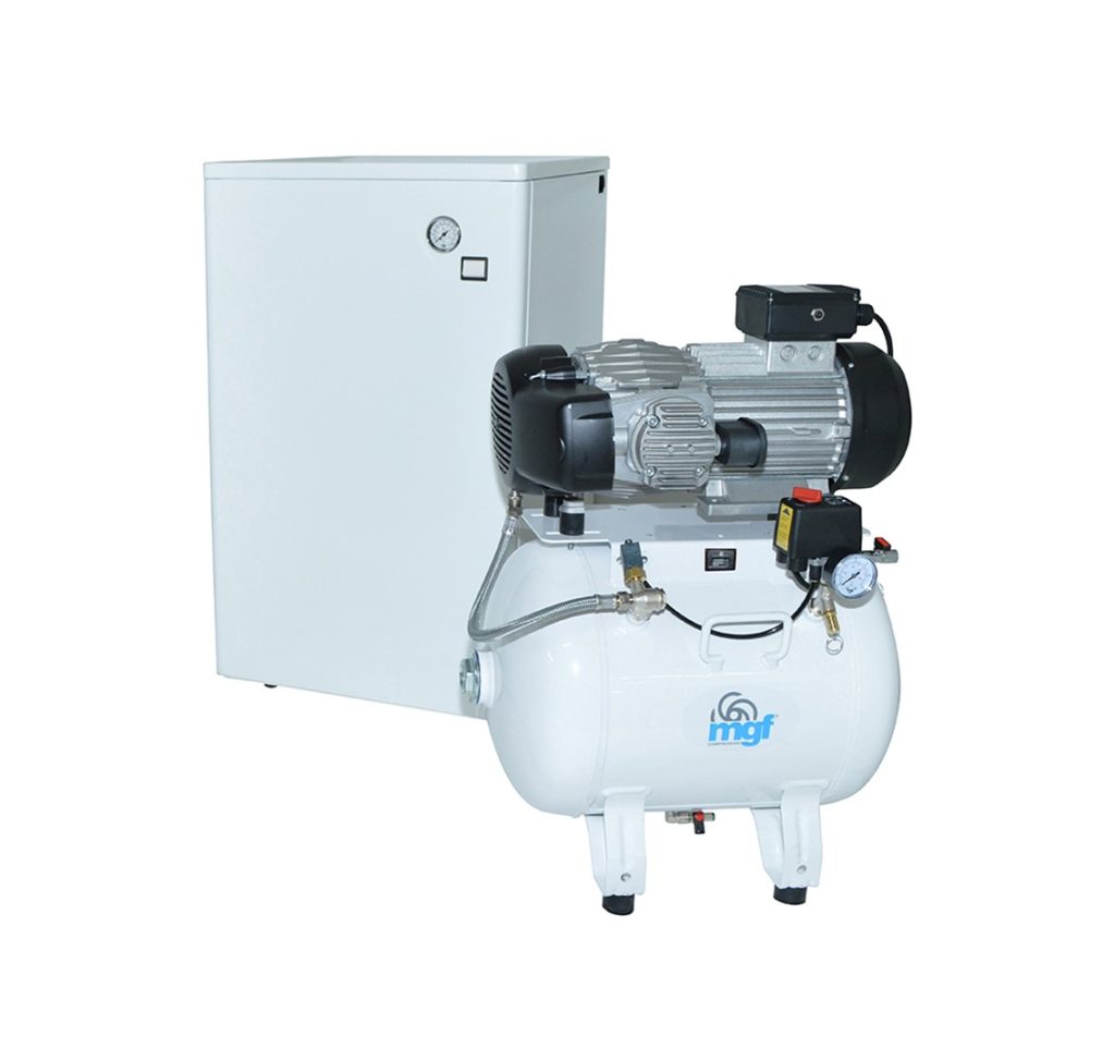 MGF CS 30/15 PRIME S CABINET SILENCED (230 Volt) | 6 CFM Air Compressor with 40 Litre Receiver