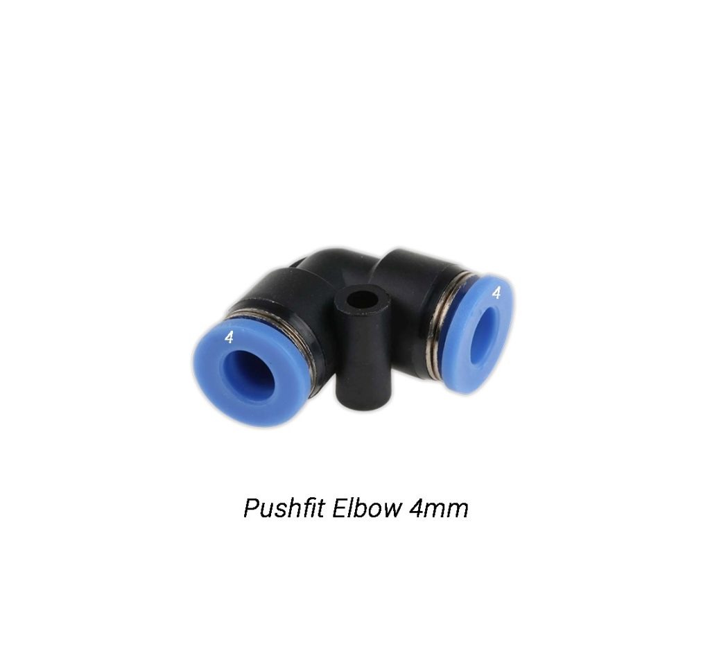 Pushfit Elbow (Suitable for 4mm Nylon/ Polyurethane)