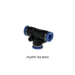 Pushfit Tee 8mm (Suitable for 8mm Nylon/ Polyurethane)