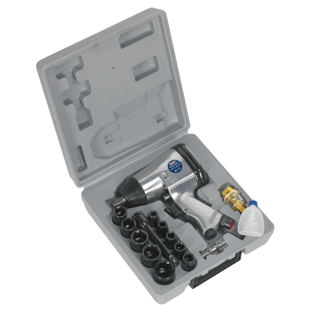 Sealey SA2/TS | Air Impact Wrench Kit with Sockets 1/2"Sq Drive