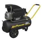 Sealey SAC2420E110V | 6.3 CFM Compressor 24 Litre Direct Drive 2 hp 110 Volt