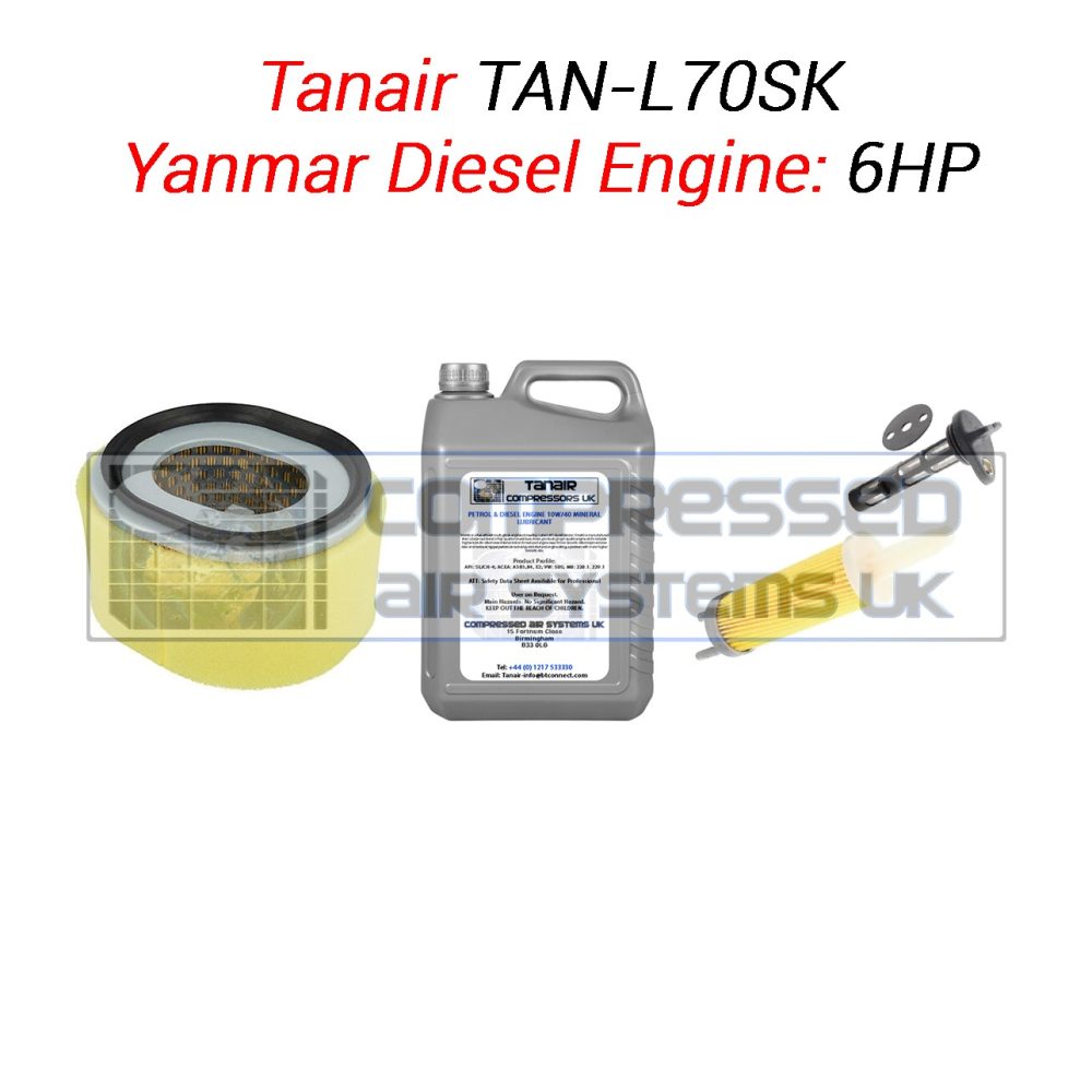 TAN-L70SK Yanmar Diesel Engine Service Kit