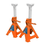 Sealey VS2002OR |Ratchet Type Axle Stands (Pair) 2 Tonne Capacity per Stand - Orange