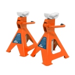 Sealey VS2002OR |Ratchet Type Axle Stands (Pair) 2 Tonne Capacity per Stand - Orange