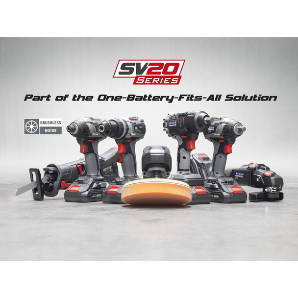 Sealey CP20VIWXKIT1 │	 Premier SV20 Series 1/2"Sq Drive Brushless Cordless Impact Wrench Kit 20V 4Ah