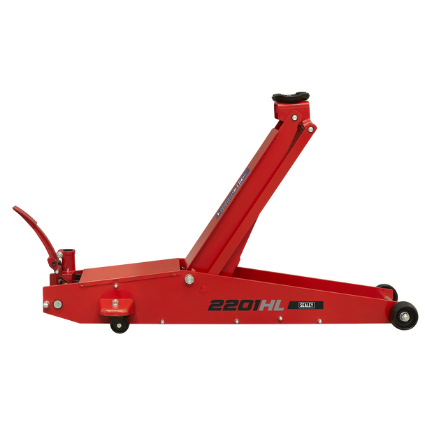 Sealey 2201HL | Long Reach High Lift Commercial Trolley Jack 2 Tonne