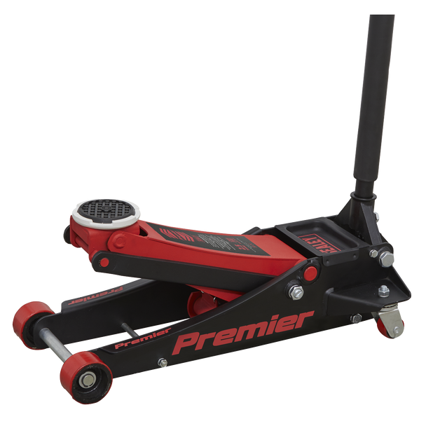 Sealey 2501LE | Premier Low Profile with Rocket Lift Trolley Jack 2.5 Tonne