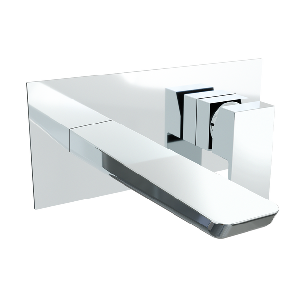 Sealey DH396 | Baridi Wall Mounting Basin Mixer Tap, Square - Chrome