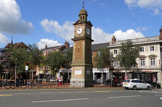 Rugby town centre skyline