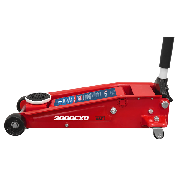 Sealey 3000CXD | Standard Chassis Trolley Jack 3 Tonne