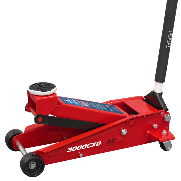 Sealey 3000CXD | Standard Chassis Trolley Jack 3 Tonne