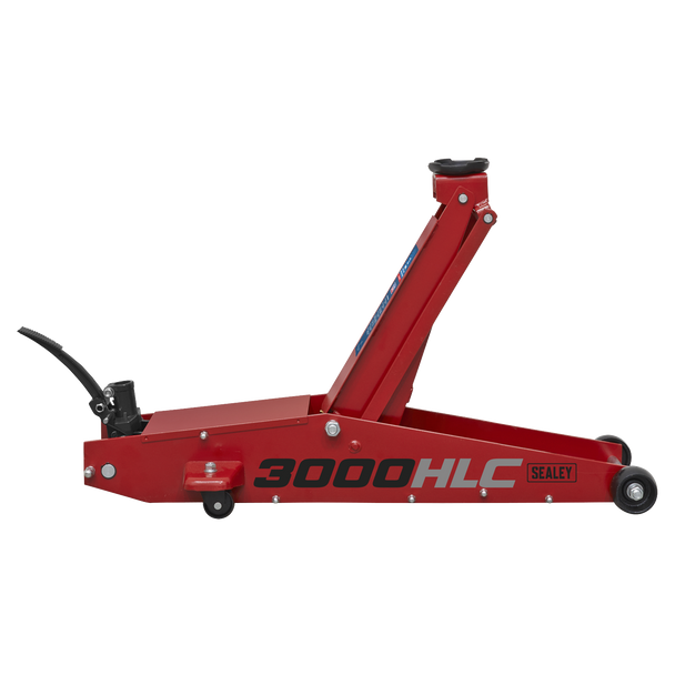 Sealey 3000HLC | Premier Long Reach High Lift Trolley Jack 3 Tonne