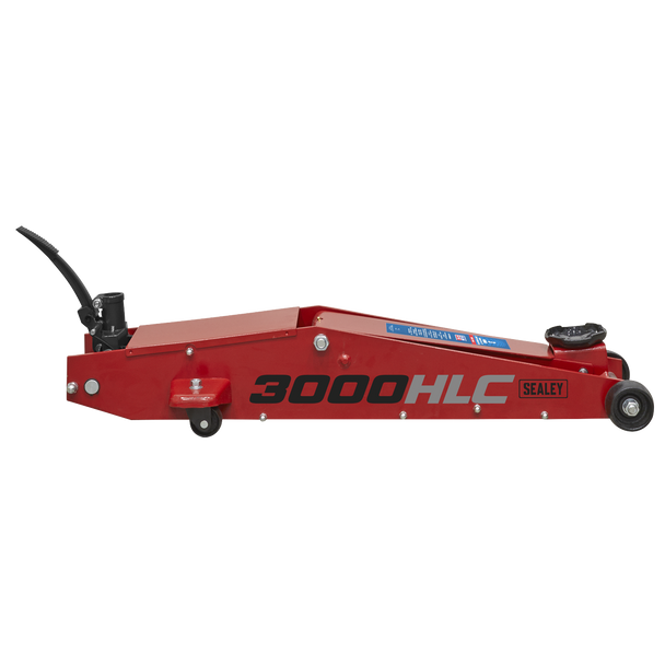 Sealey 3000HLC | Premier Long Reach High Lift Trolley Jack 3 Tonne
